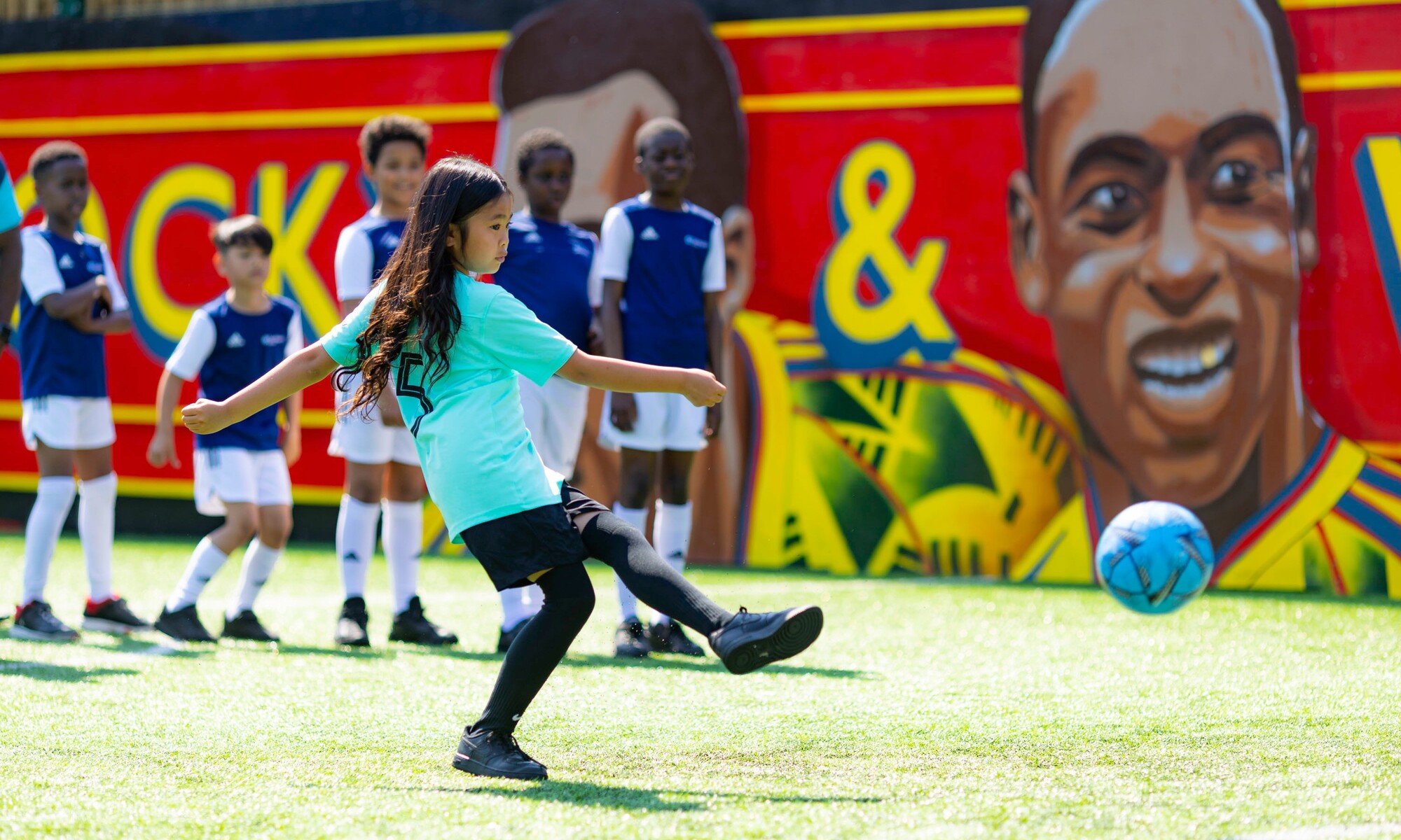 Turnham Academy Image of Pupils Playing Football 101